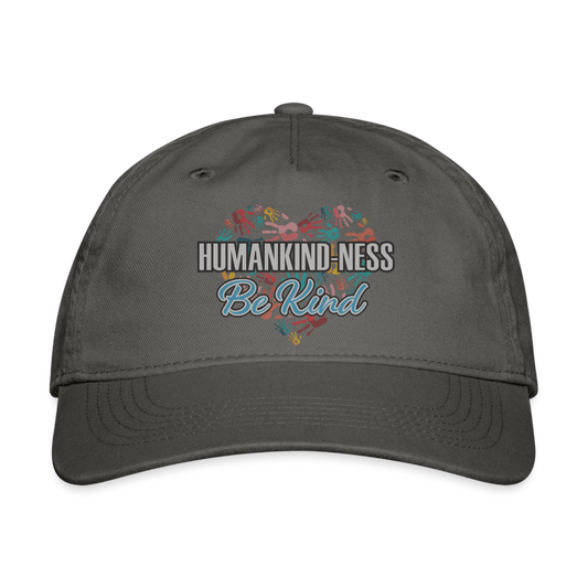 Humankind-Ness Baseball Cap - charcoal