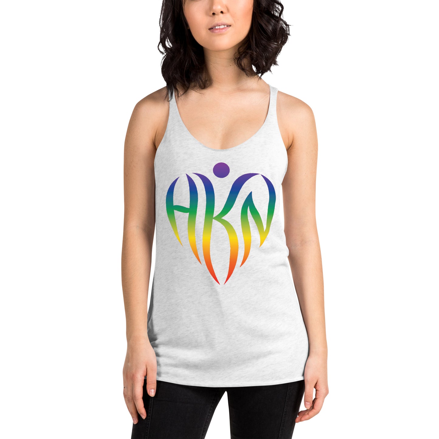 Women’s Super-Human Rainbow Tank Top