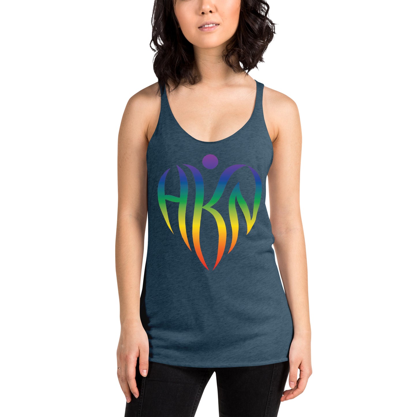 Women’s Super-Human Rainbow Tank Top