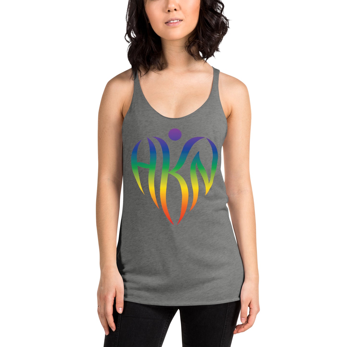 Women’s Super-Human Rainbow Tank Top